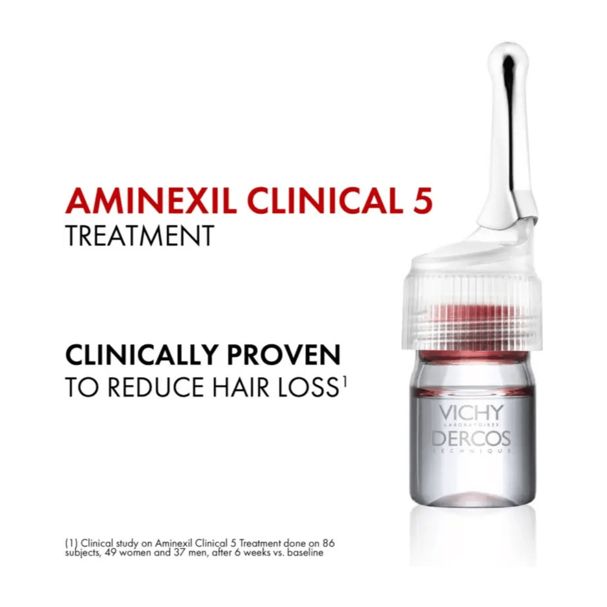 Vichy Dercos Technique Aminexil Clinical 5 Targets Men Ampoules x21