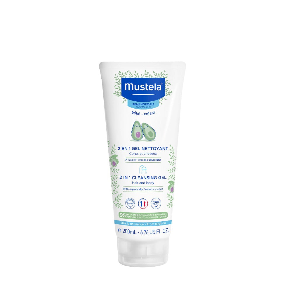 Mustela Baby 2 in 1 Cleansing Gel 200ml