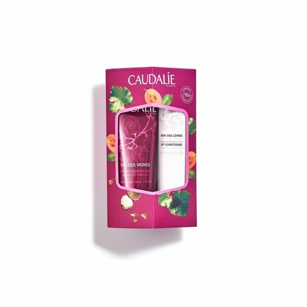 Caudalie Thé des Vignes Pack Promocional: Caudalie Hand and Nail Cream 30ml + Caudalie Lip Conditioner 4,5g