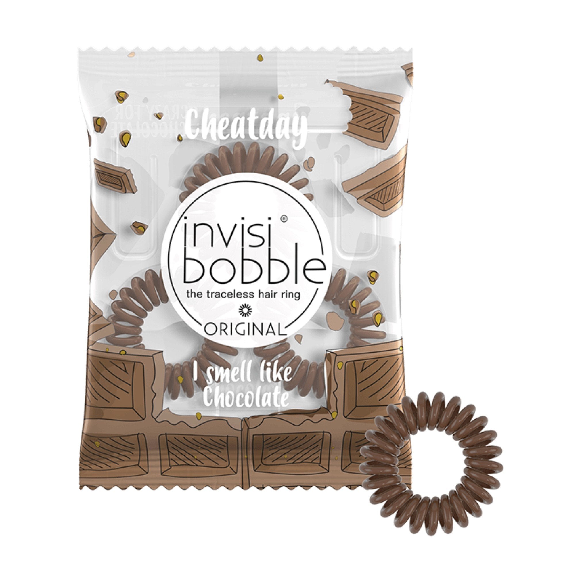 Invisibobble Elastico de Cabelo Cheat Day Chocolate x3unidades