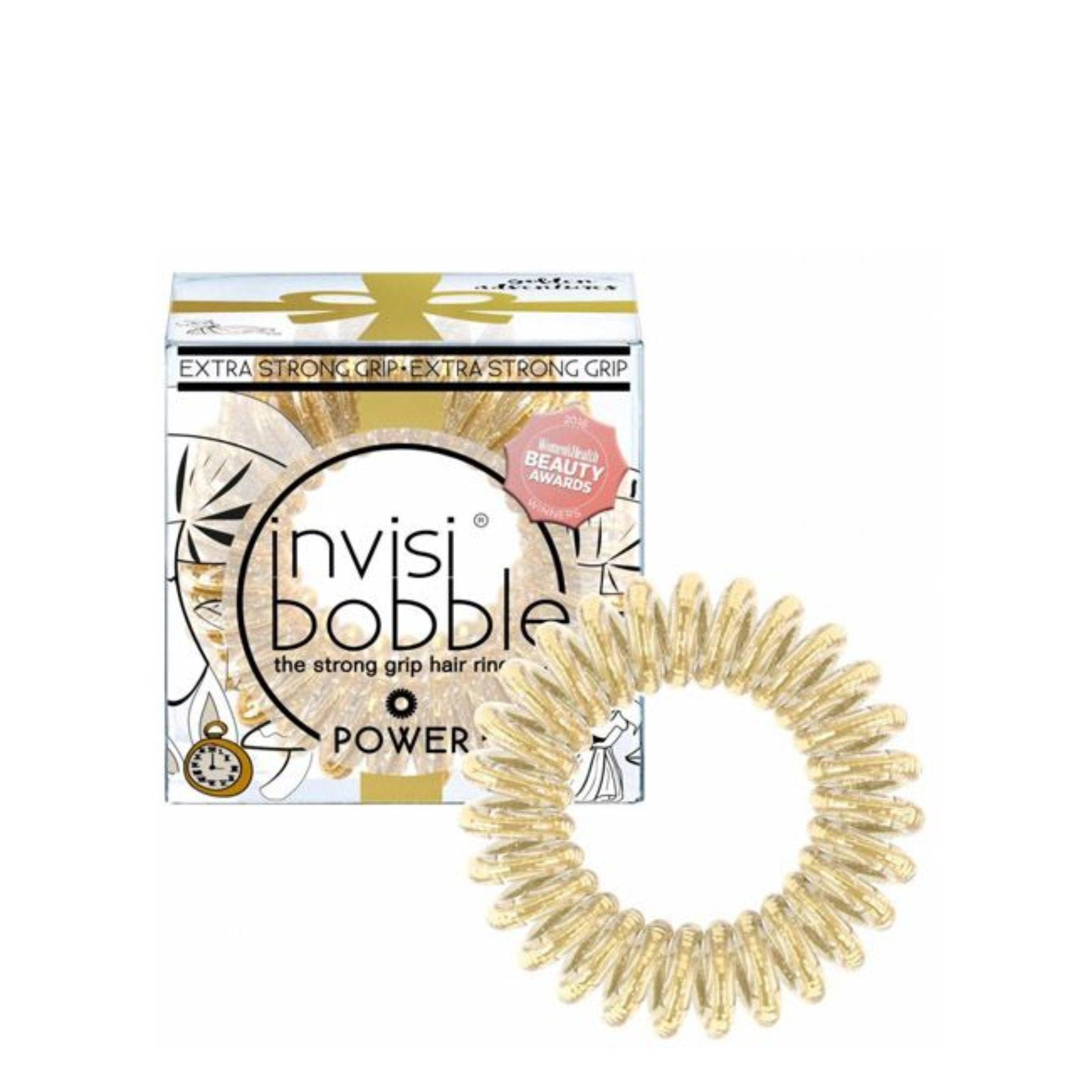 Invisibobble Power I Live In Wonderland Golden Adventures Cor Dourado x3