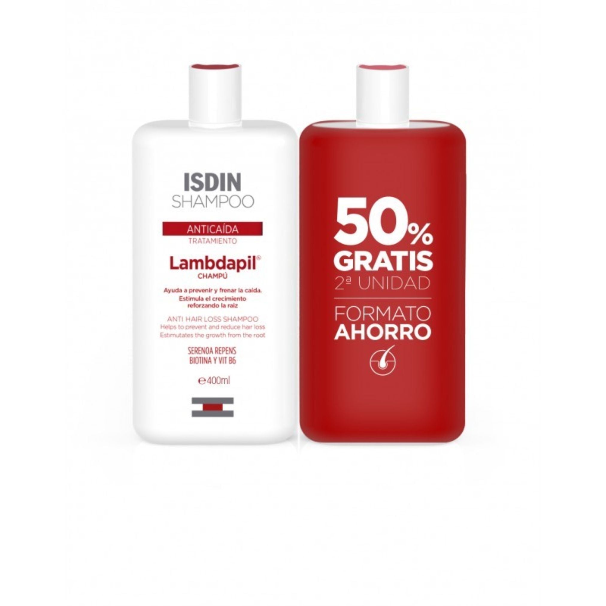 ISDIN Promo Pack: ISDIN Lambdapil Anti-Hair Loss Shampoo 2x400ml