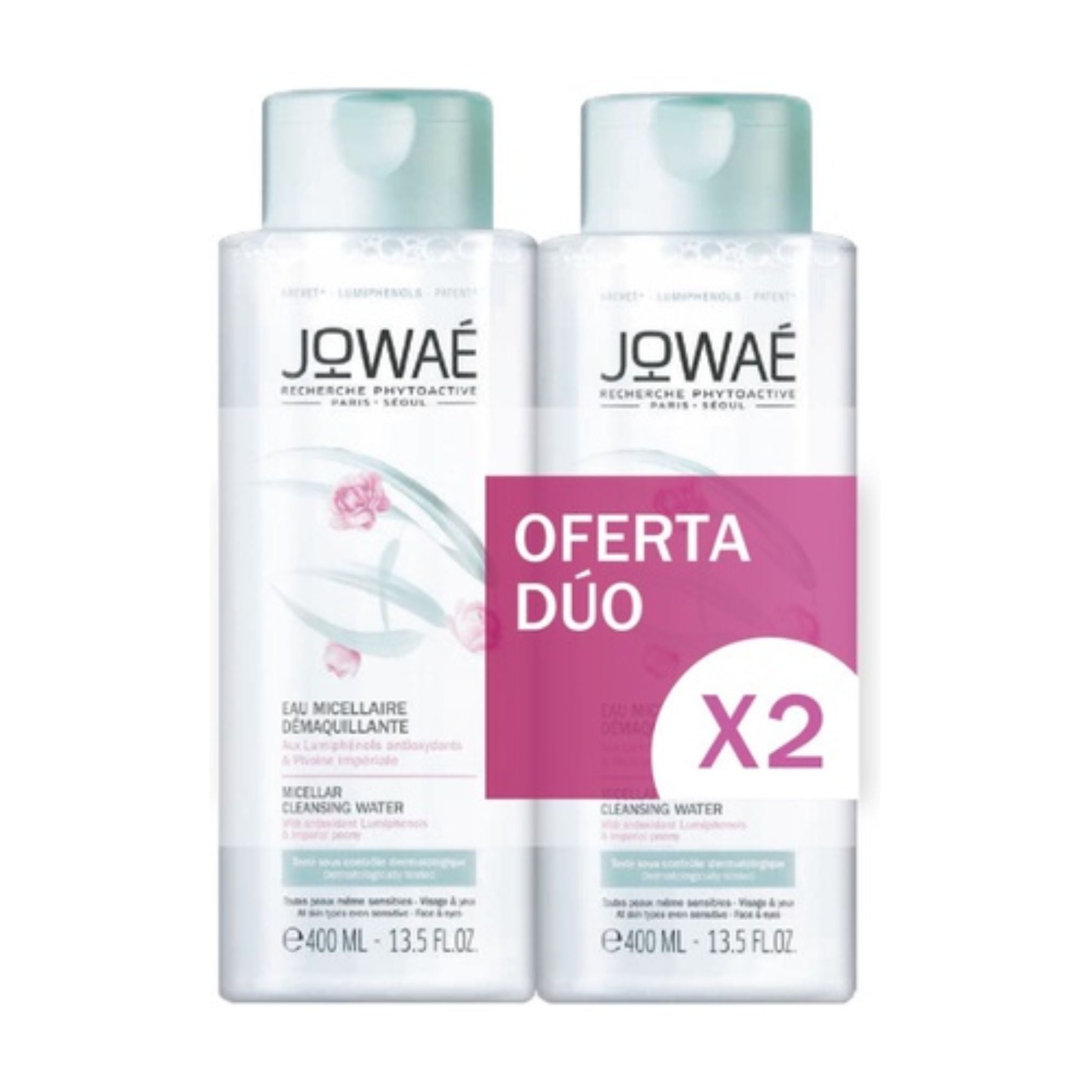 Jowaé Promo Pack: Jowaé Micellar Cleansing Water 2x400ml