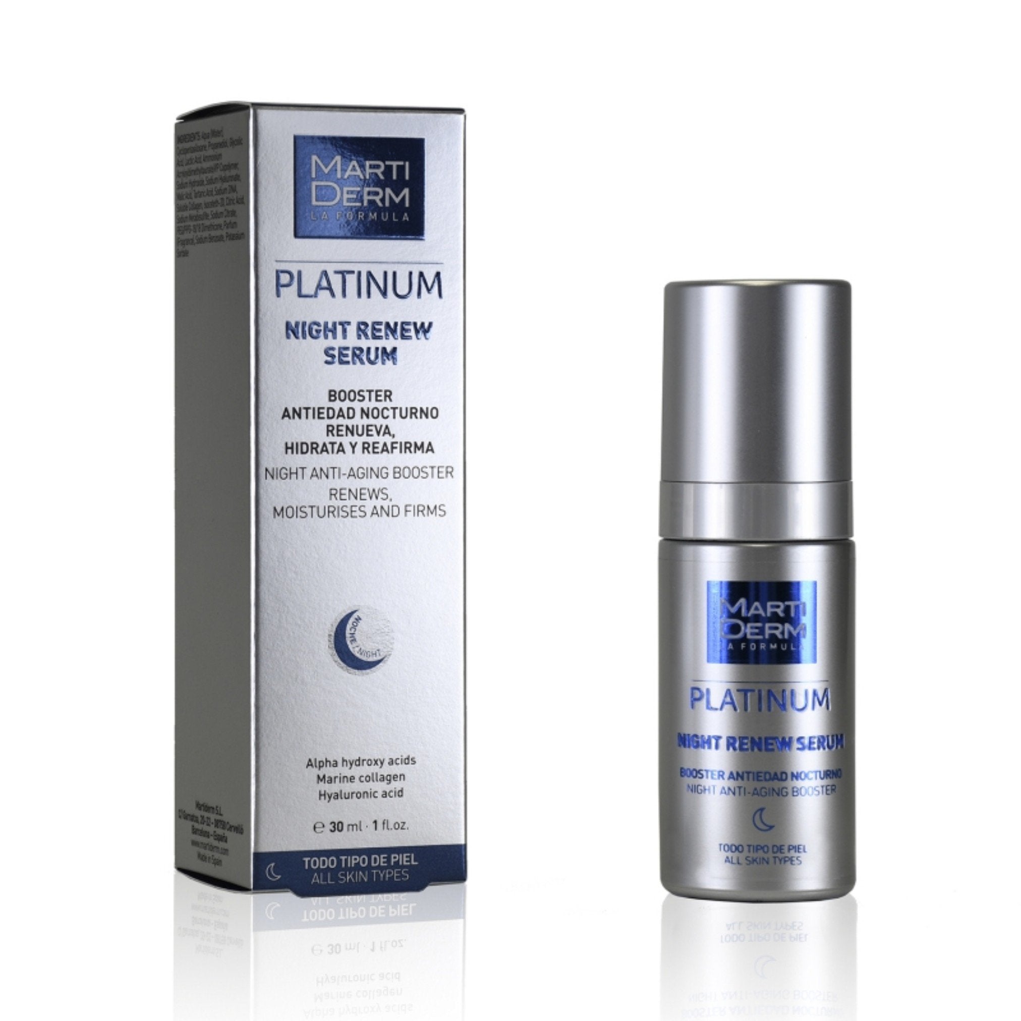 Martiderm Platinum Night Renew Serum 30ml