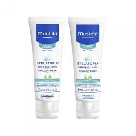 Mustela Baby Stelatopia Emollient Face Cream 2x40ml