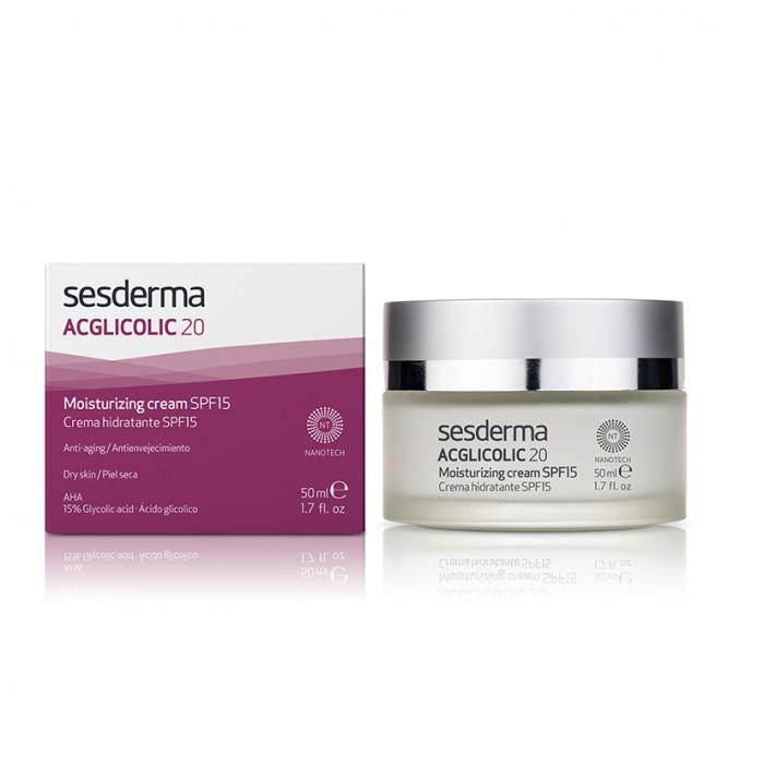 Sesderma Acglicolic 20 Creme Hidratante FPS15 50ml