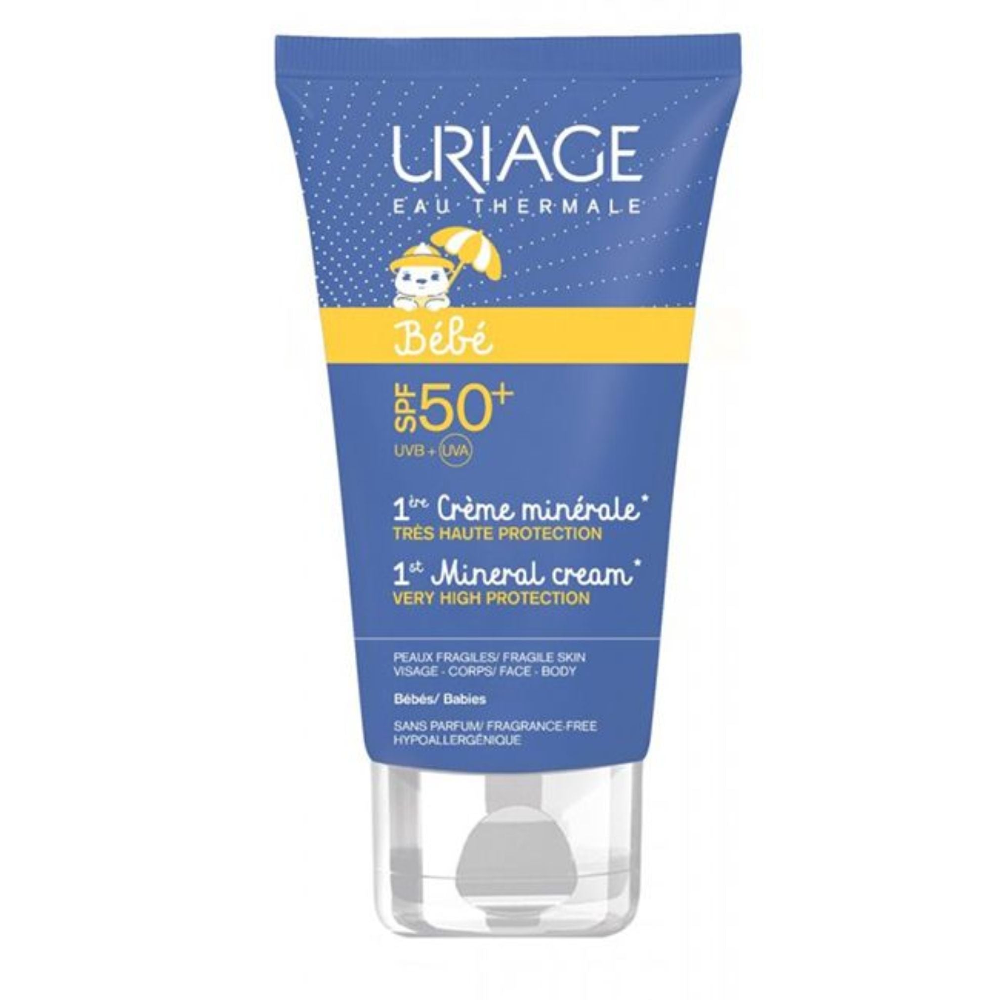 Uriage Bebé 1ro Creme Mineral FPS50+ 50ml