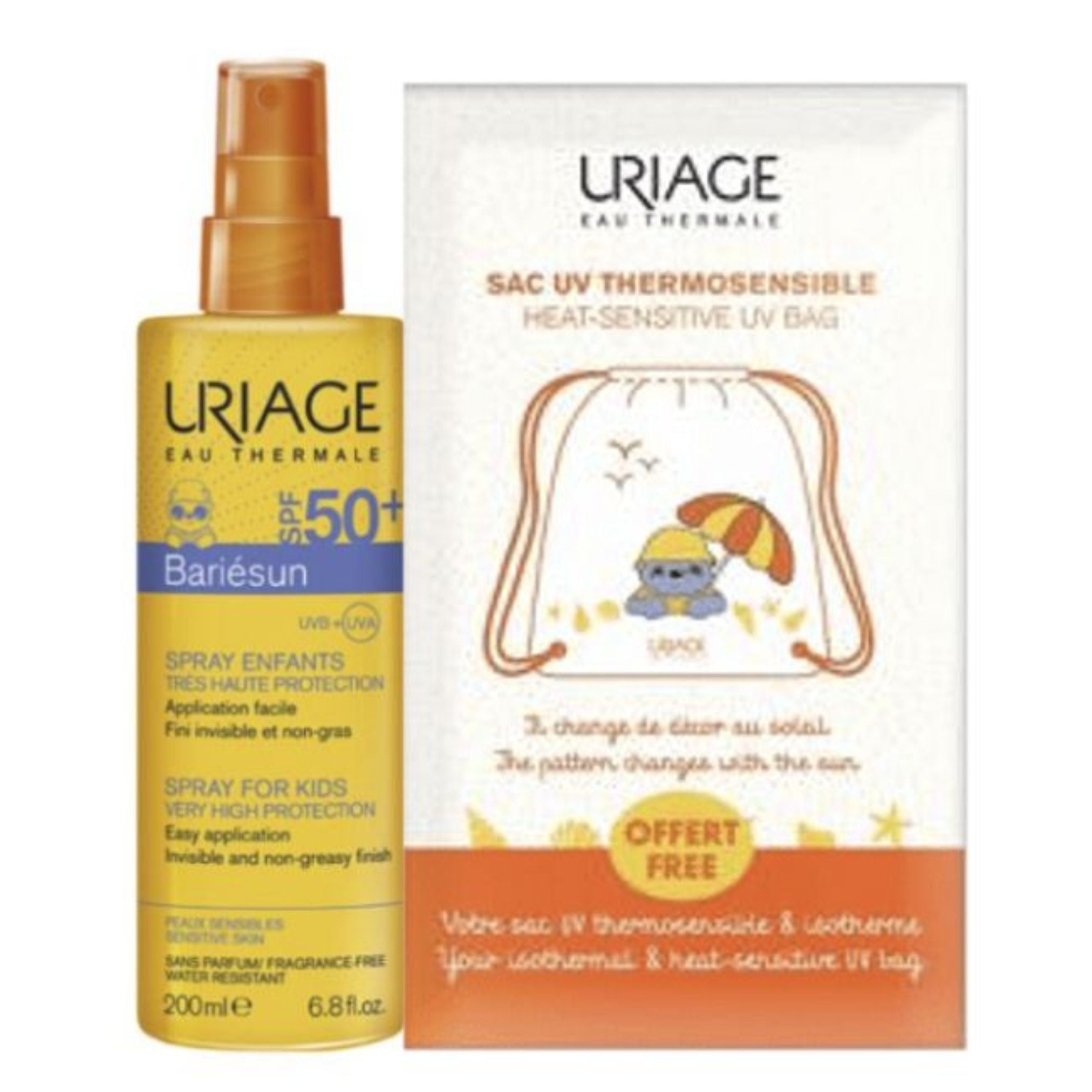 Uriage Promo Pack: Uriage Bariésun Spray for Kids SPF50+ 200ml + Beach Bag