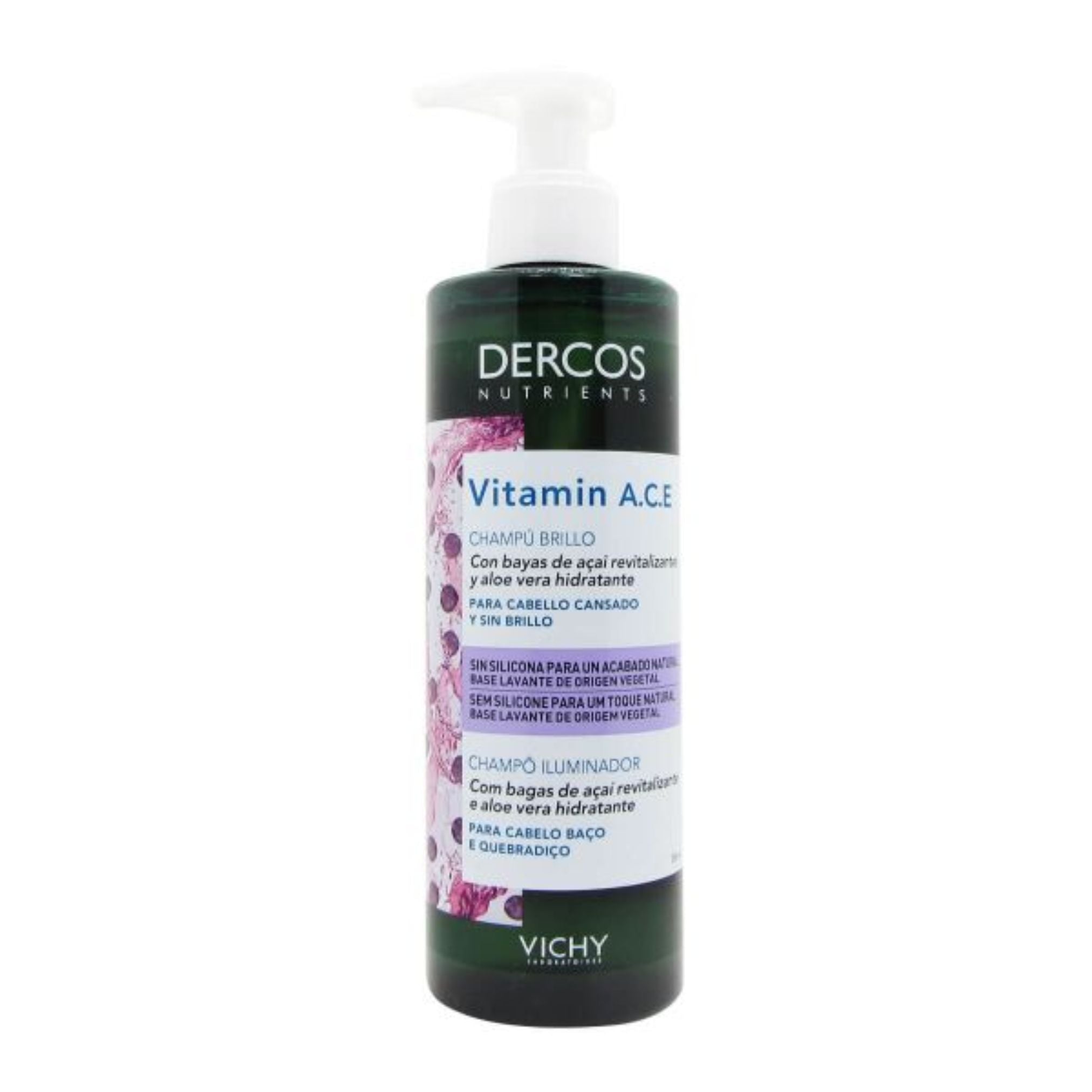 Vichy Dercos Nutrients Vitamin A.C.E Shine Shampoo 250ml