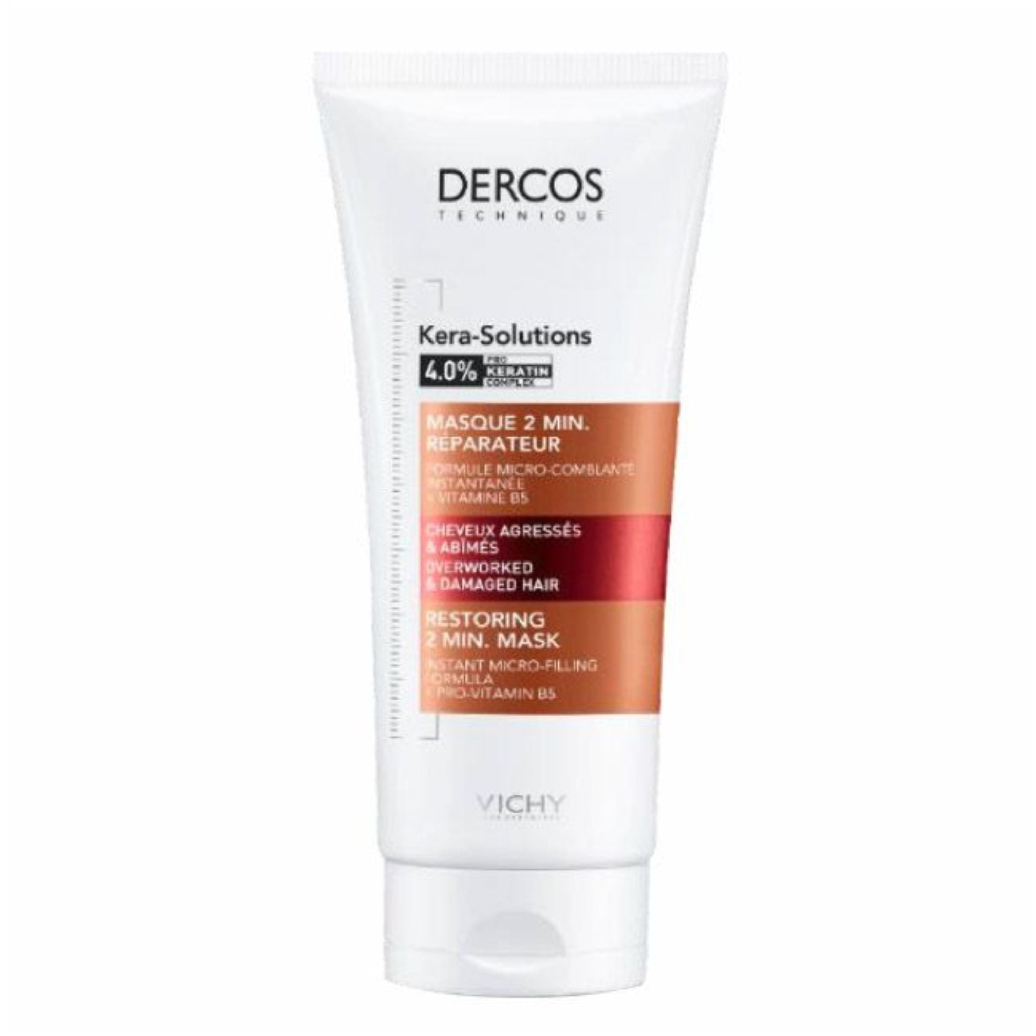 Vichy Dercos Technique Kera-Solutions Restoring 2 Minutes Mask 200ml