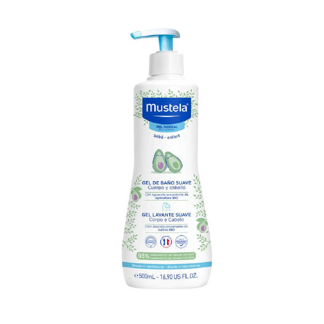 Mustela Bebé Gel Lavante Suave 500ml