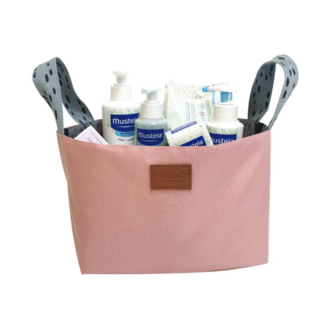 Mustela Baby Basket "The Essentials" - Pink