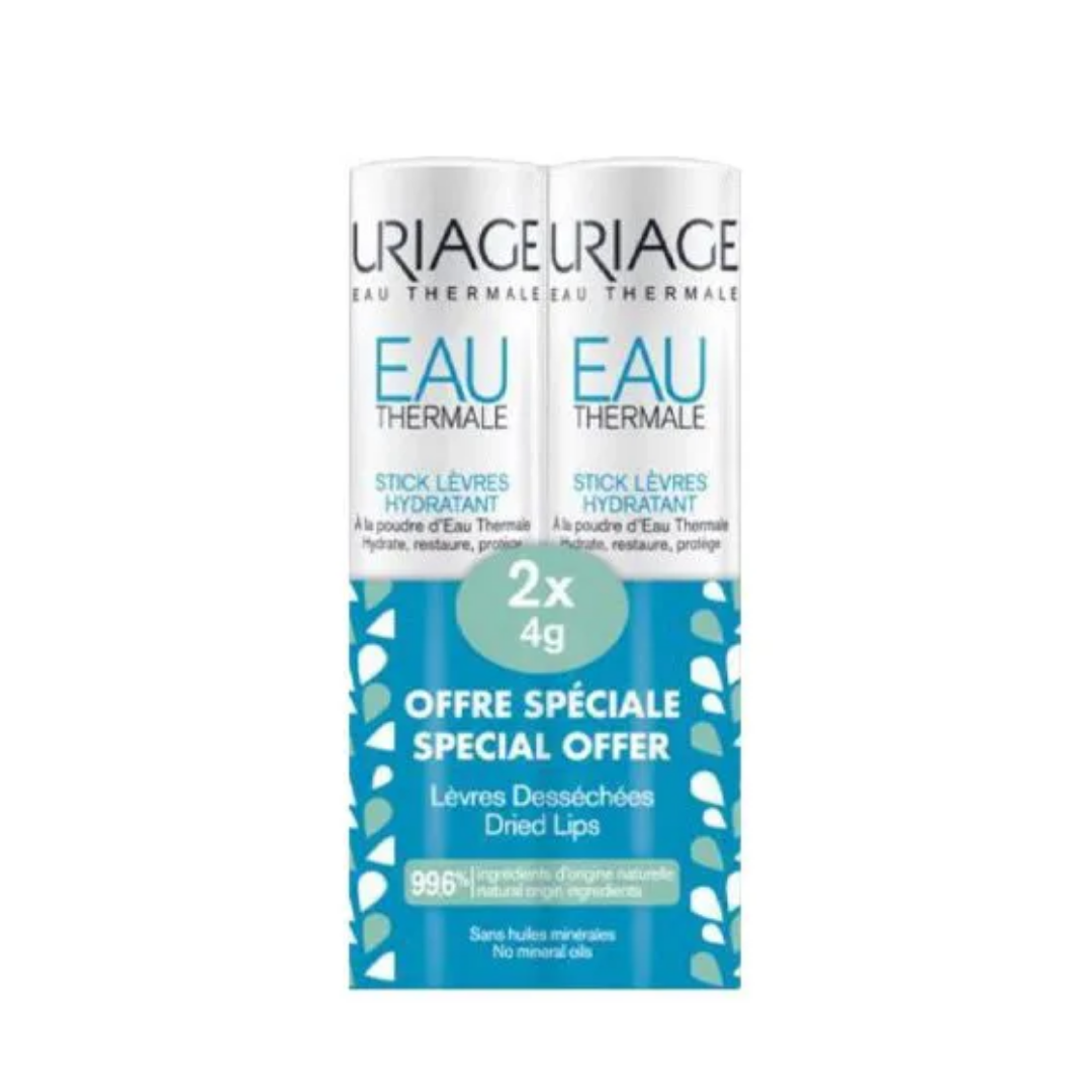 Uriage Thermal Water Moisturizing Lipstick 2x4g