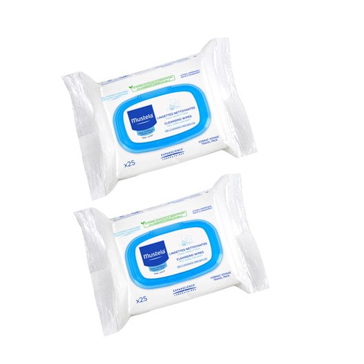 Mustela Bebé Toalhetes de Limpeza 2x25