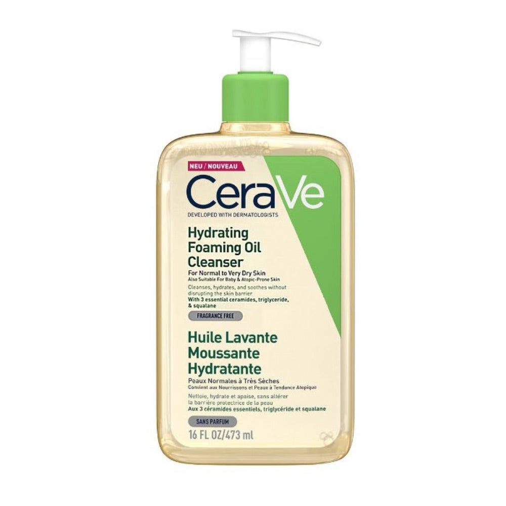 CeraVe Óleo Espuma de Limpeza Hidratante 473ml