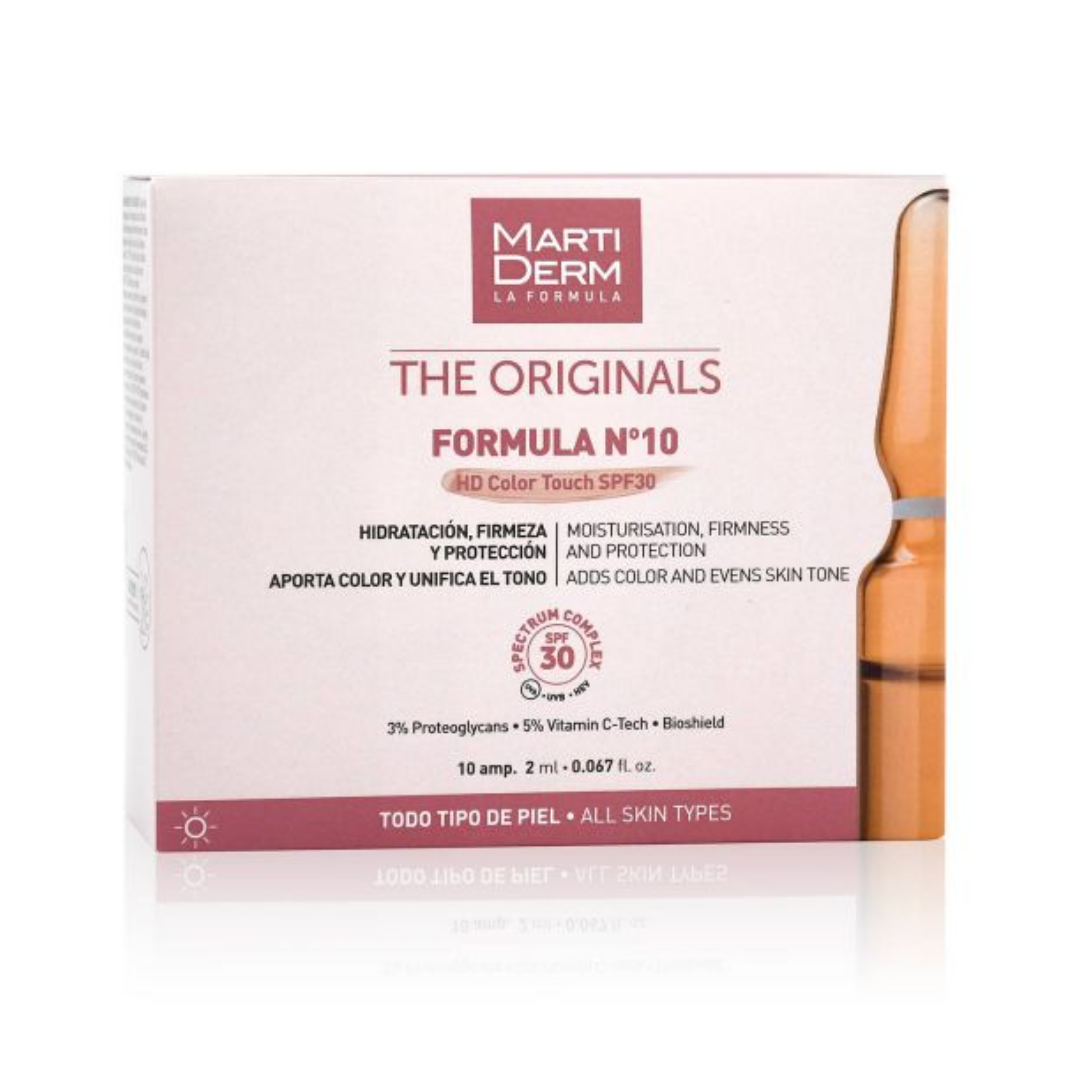 Martiderm The Originals Formula Nº10 HD Color Touch SPF30 10x2ml