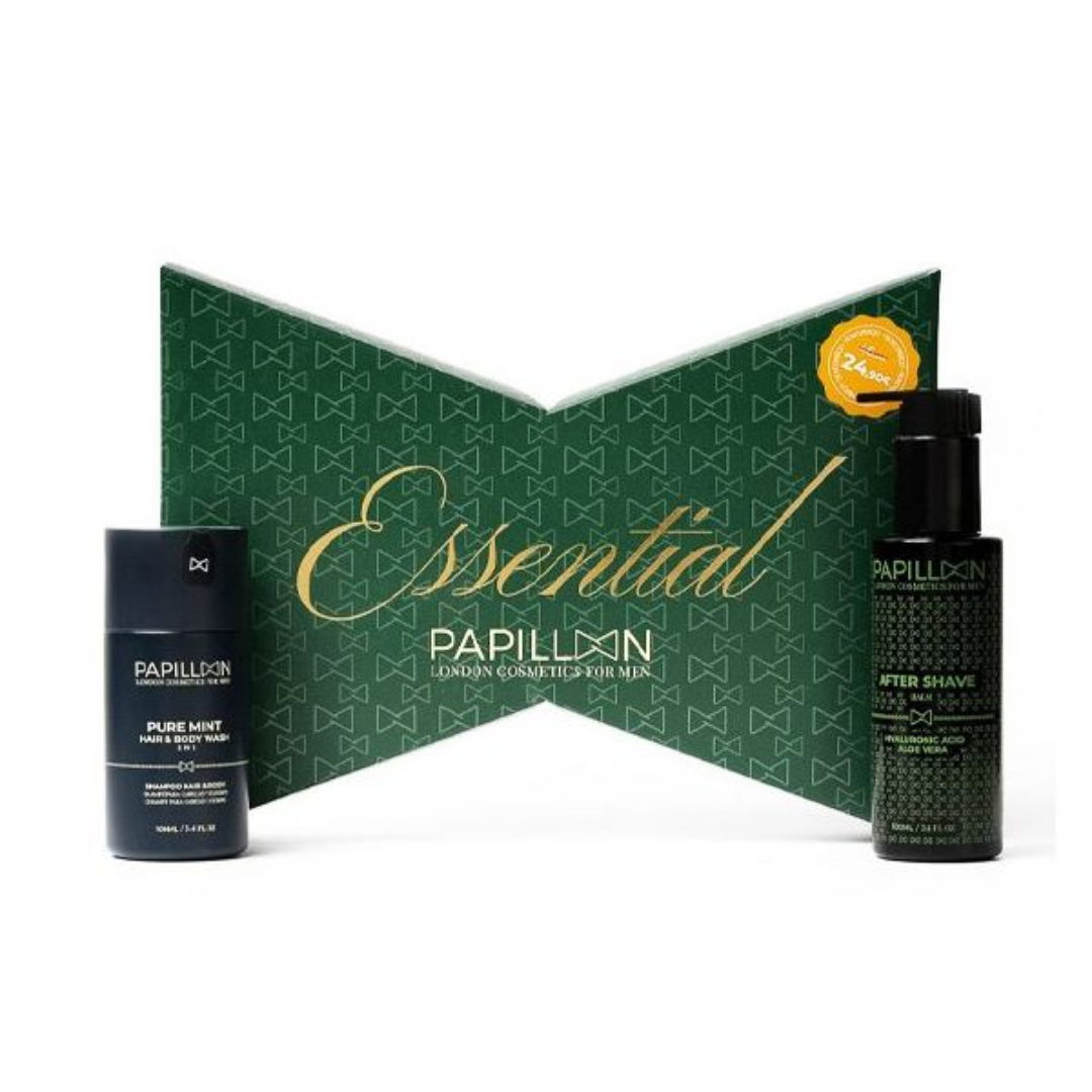 Papillon Essential After Shave 100ml + Pure Mint 100ml + Bracelet Coffret