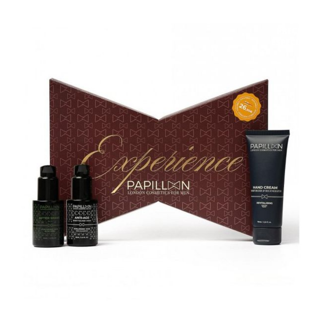 Papillon Experience Anti-Age Cream 30ml + After Shave Balm 30ml + Hand Cream + Bracelet Coffret