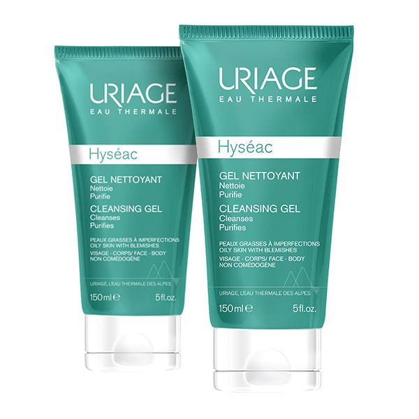 Uriage Hyséac Nettoyant Cleansing Gel 2x150ml