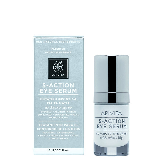 Apivita 5 Action Eye Sérum Olhos Anti-Idade 15ml