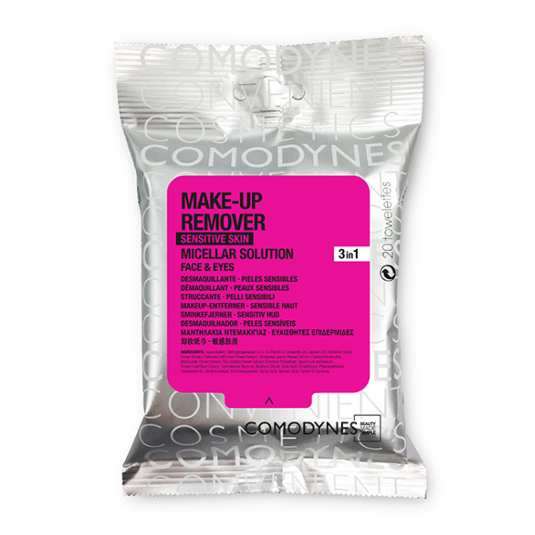 Comodynes Make-Up Remover Wipes Sensitive Skin x20