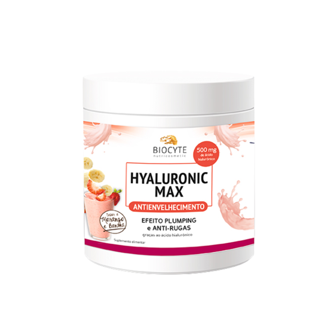 Biocyte Hyaluronic Max Pó de Morango/Banana 280g