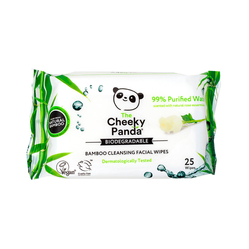 Cheeky Panda Toalhitas Desmaquilhantes Aroma RosaX25