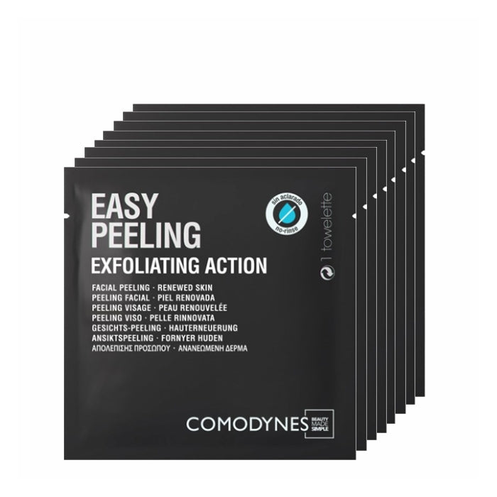 Comodynes Easy Peeling Toalheita Esfoliante Rosto x8unidades