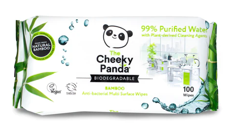 Cheeky Panda Toalhitas Antibacterianas Multiusos X100