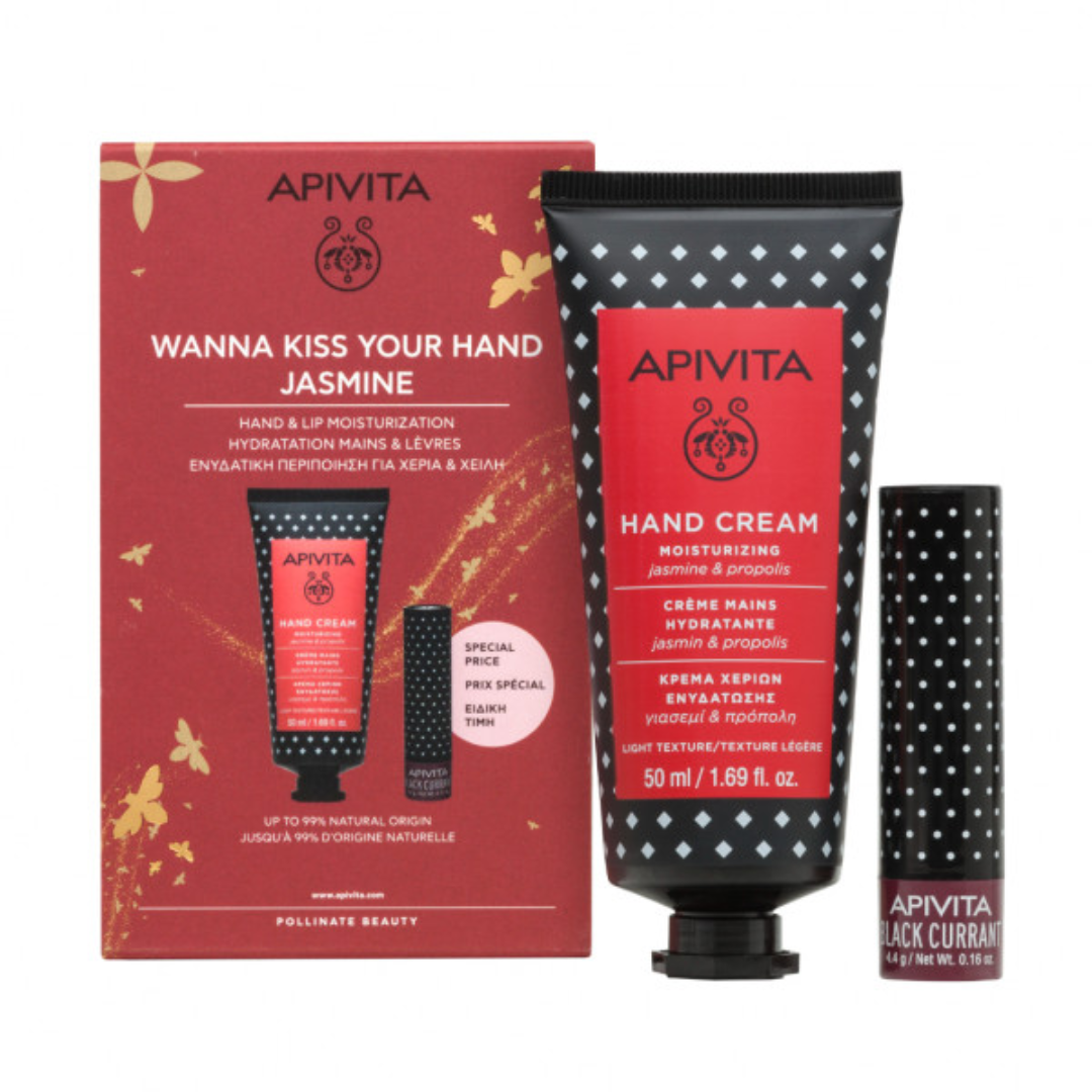 Apivita Coffret Wanna Kiss Hand Jasmine