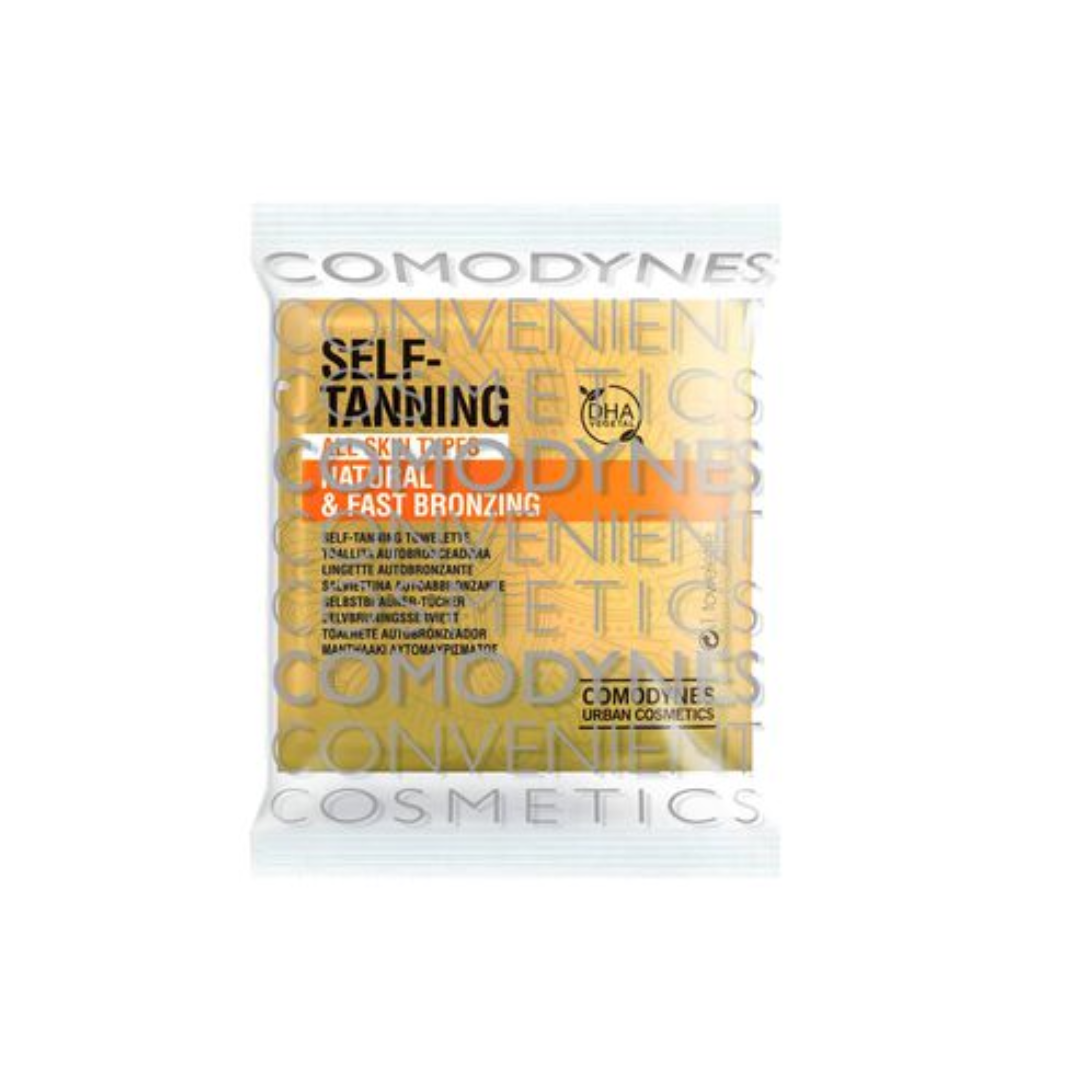 Comodynes Toalhitas Self-Tanning Natural e Uniforme x8unidades