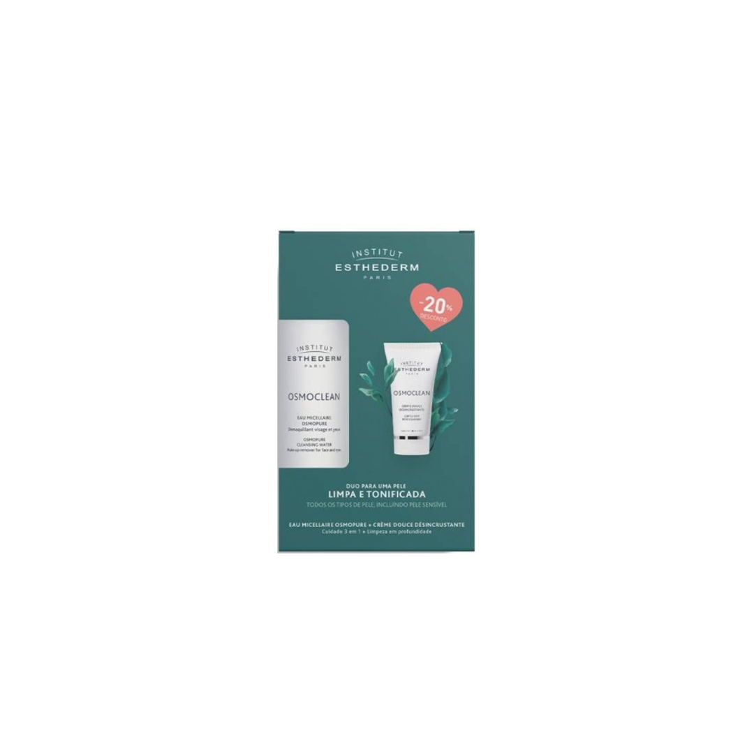 Esthederm Osmoclean Água Micelar Osmopure 3 Em 1 200ml + Creme Desincrustante De Limpeza 75ml