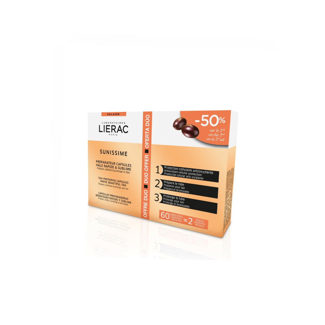 Lierac Sunissime Cápsulas Bronzeadoras Suplemento Alimentar x60