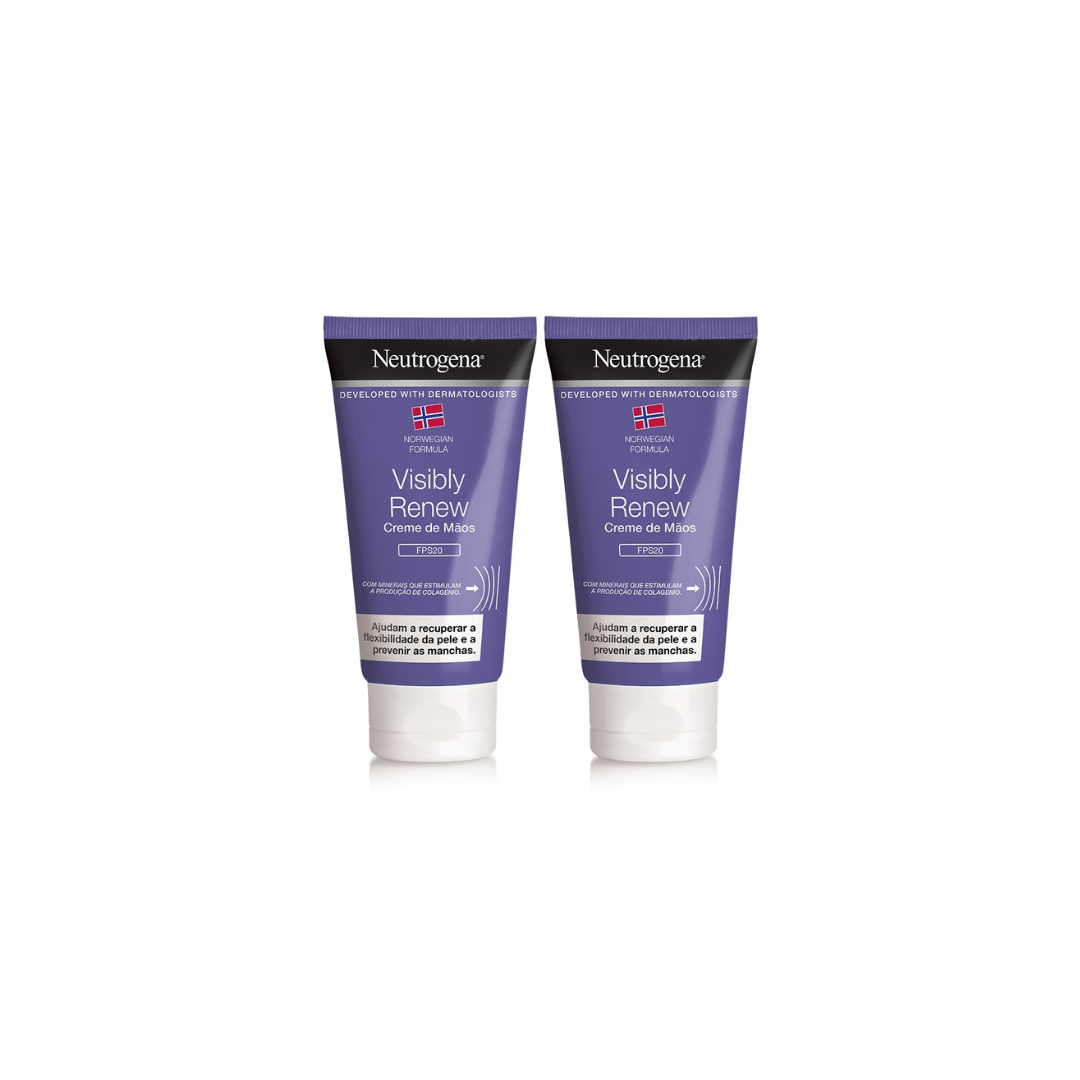 Neutrogena Promo Pack: Neutrogena Visibly Renew Elasti-Boost Hand Cream SPF20 2x75ml