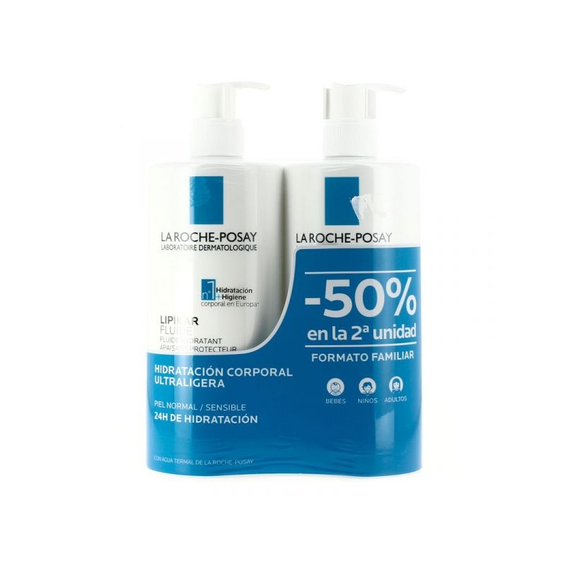 La Roche-Posay Lipikar Fluido Hidratante 2x750ml