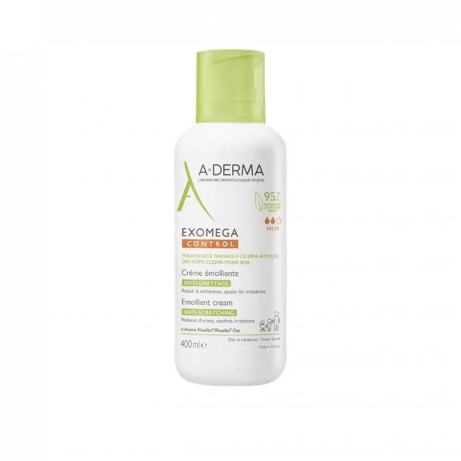 A-Derma Exomega Control Emollient Cream 400ml