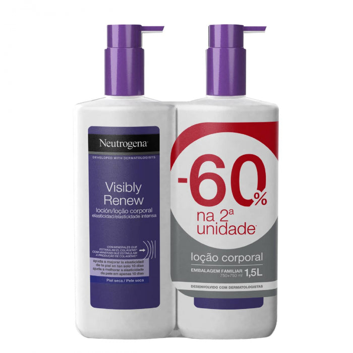 Neutrogena Visibly Renew Duo Body Lotion 2x750ml Special Preice