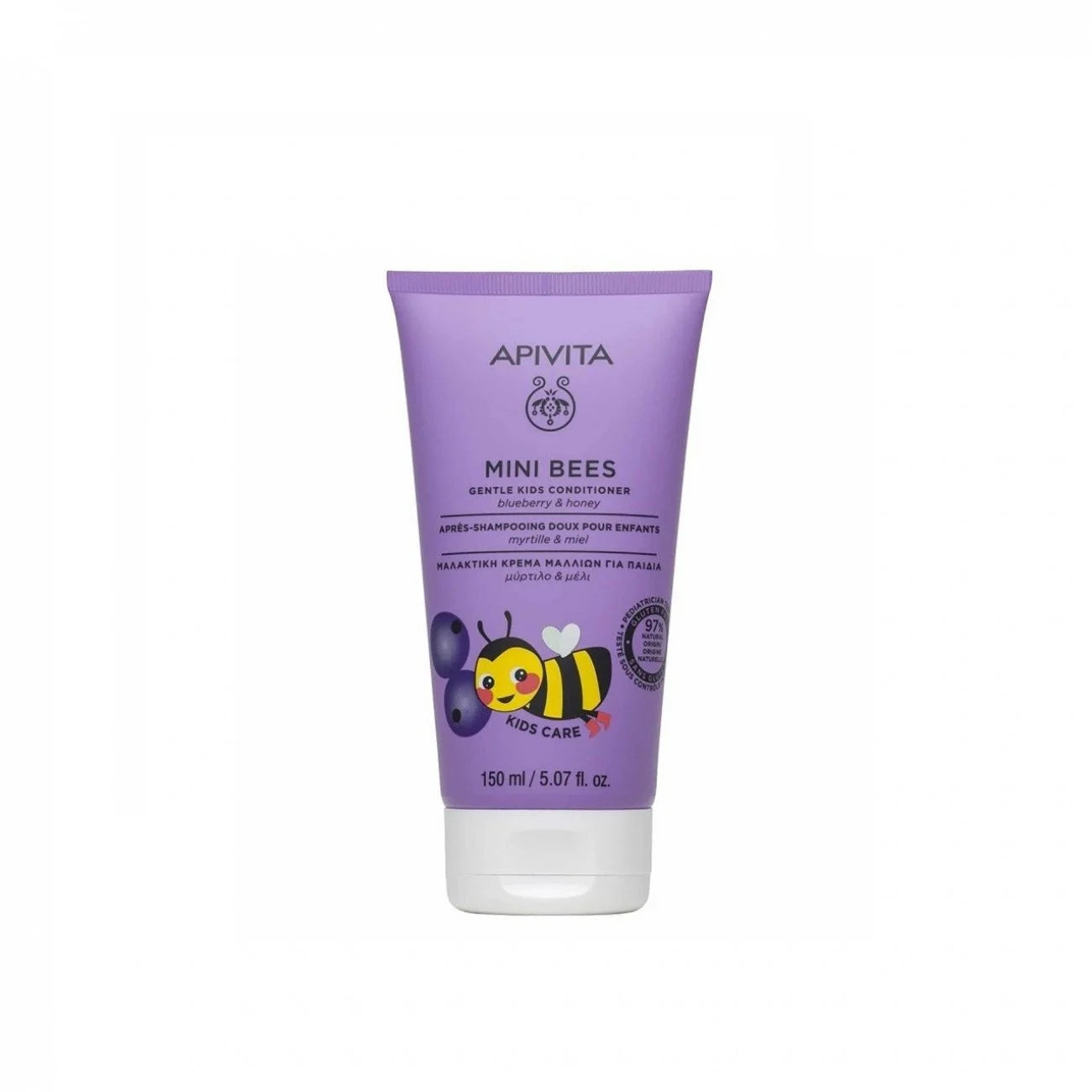 Apivita Mini Bees Condicionador Suave Mirtilo e Mel 150ml