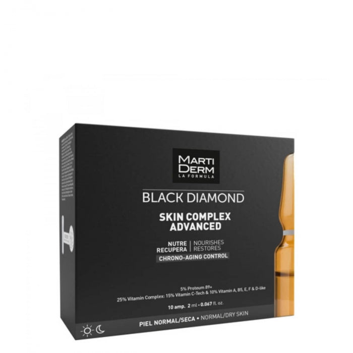 Martiderm Black Diamond Skin Complex Advanced Ampolas 10x2ml