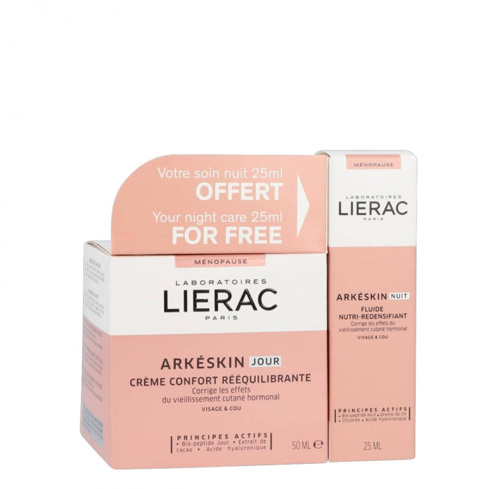 Lierac Arkéskin Kit Creme Conforto Dia 50ml + Fluido Nutri-Redensificante Noite 25ml