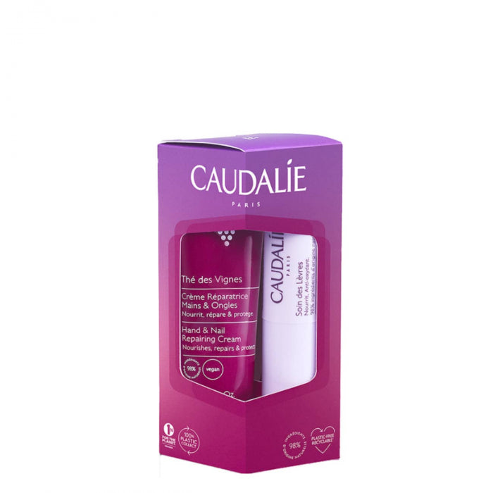 Caudalie Thé des Vignes Hand & Nail Cream + Lip Conditioner