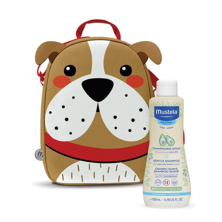 Mustela Champô Bebé Suave 500ml + Oferta Mochila Cão