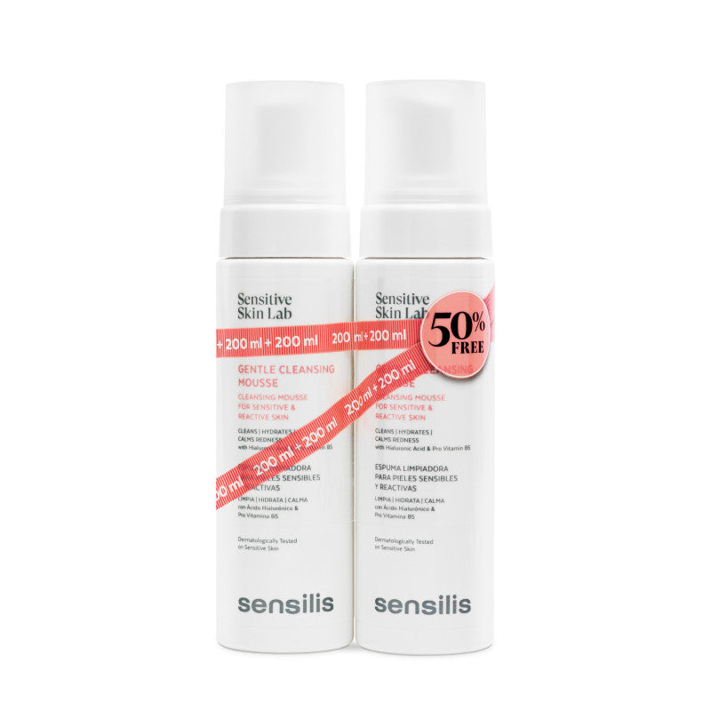 Sensilis Gentle Cleansing Mousse 2x200ml