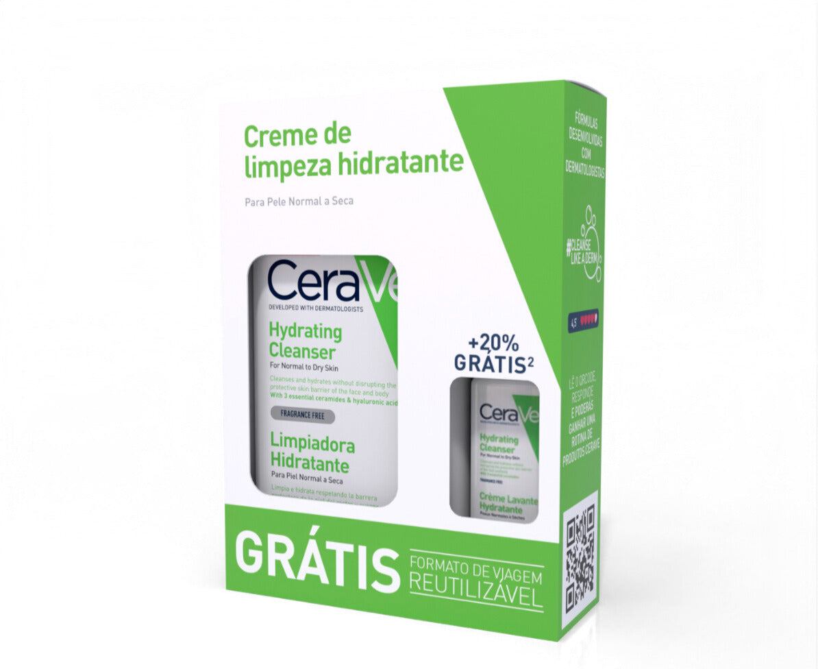 CeraVe Creme de Limpeza Hidratante 473ml + Oferta 88ml