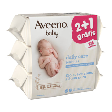 Aveeno Promo Pack: Aveeno Baby Wipes 3x72