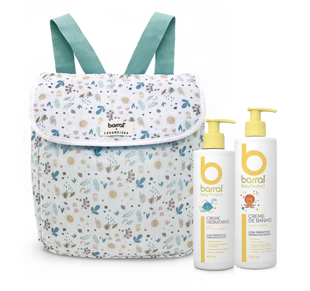 Barral BabyProtect Mochila Creme de Banho+ Creme Hidratante Preço Especial