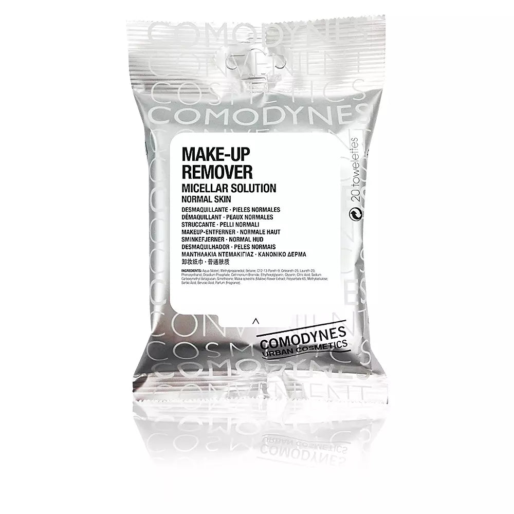 Comodynes Make Up Remover Solução Micelar Toalhitas x20