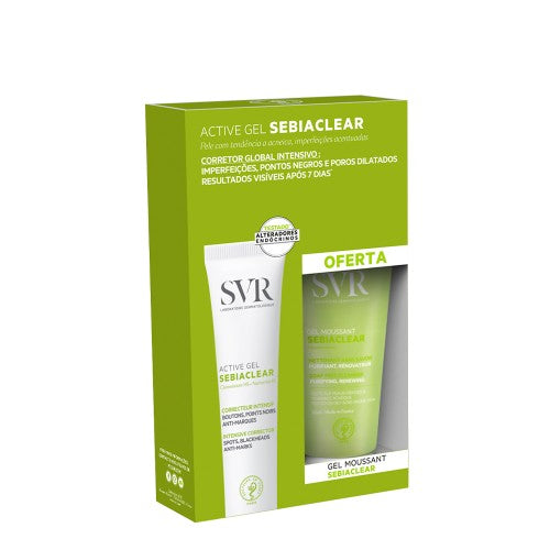 SVR Sebiaclear Active Gel 40ml Offer Cleansing Gel 55ml