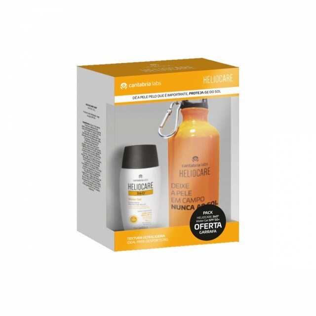 Heliocare 360º Water Gel FPS50+ 50ml + Garrafa