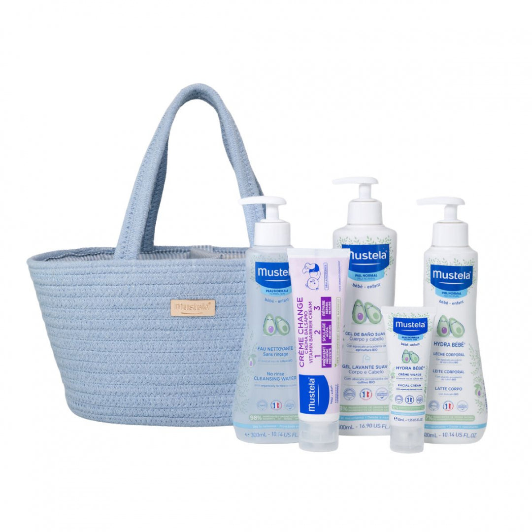 Mustela Baby Basket "The Essentials" - Blue